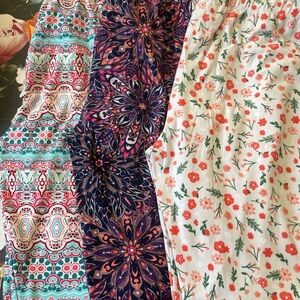 Colorful Patterned Leggings Set